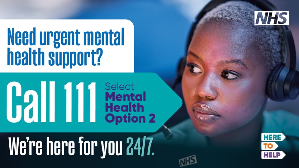 Urgent mental health support 